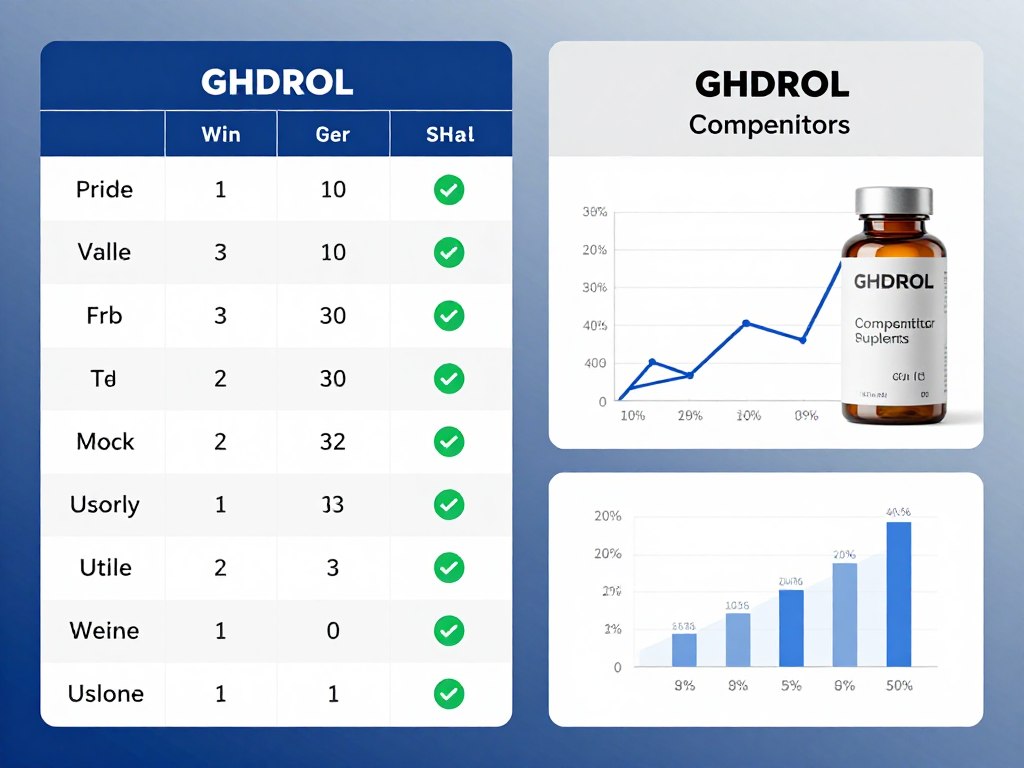 Comparação de preços GHDROL versus concorrentes Comparação de preços GHDROL versus concorrentes