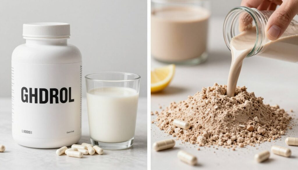 Praticidade de uso de cápsulas GHDROL versus pó Praticidade de uso de cápsulas GHDROL versus pó