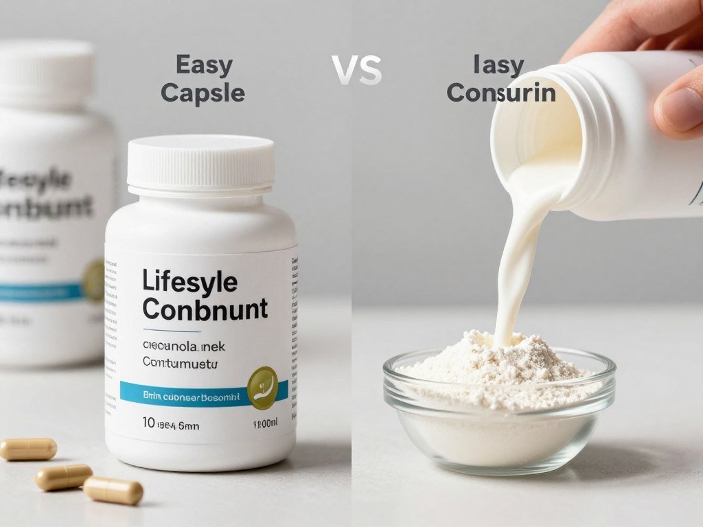 Praticidade do GHDROL em cápsulas comparado a pós Praticidade do GHDROL em cápsulas comparado a pós