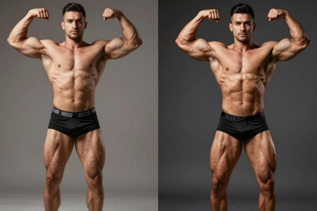 Transformação corporal após três meses de uso de GHDROL Transformação corporal após três meses de uso de GHDROL