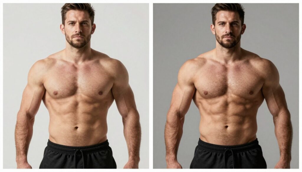 Transformação corporal bem-sucedida com GHDROL Transformação corporal bem-sucedida com GHDROL