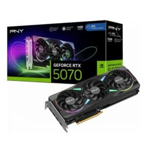 Placa De Video Pny Rtx 5070 Epic-x Rgb Oc 12gb Triple Fan