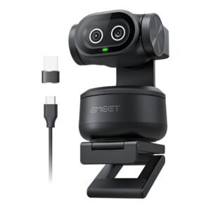 Webcam PTZ 4K IA, Webcam Câmera Dupla 4K, Webcam Rastreamento Automatico PTZ